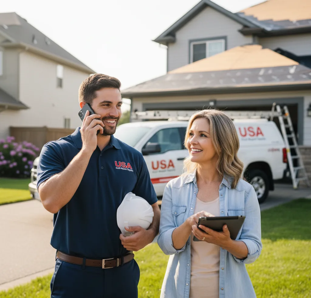 USA Roof Repair Experts customer support in Piermont